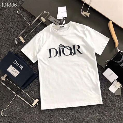 dior t-shirt men's white|christian Dior men's t shirt.